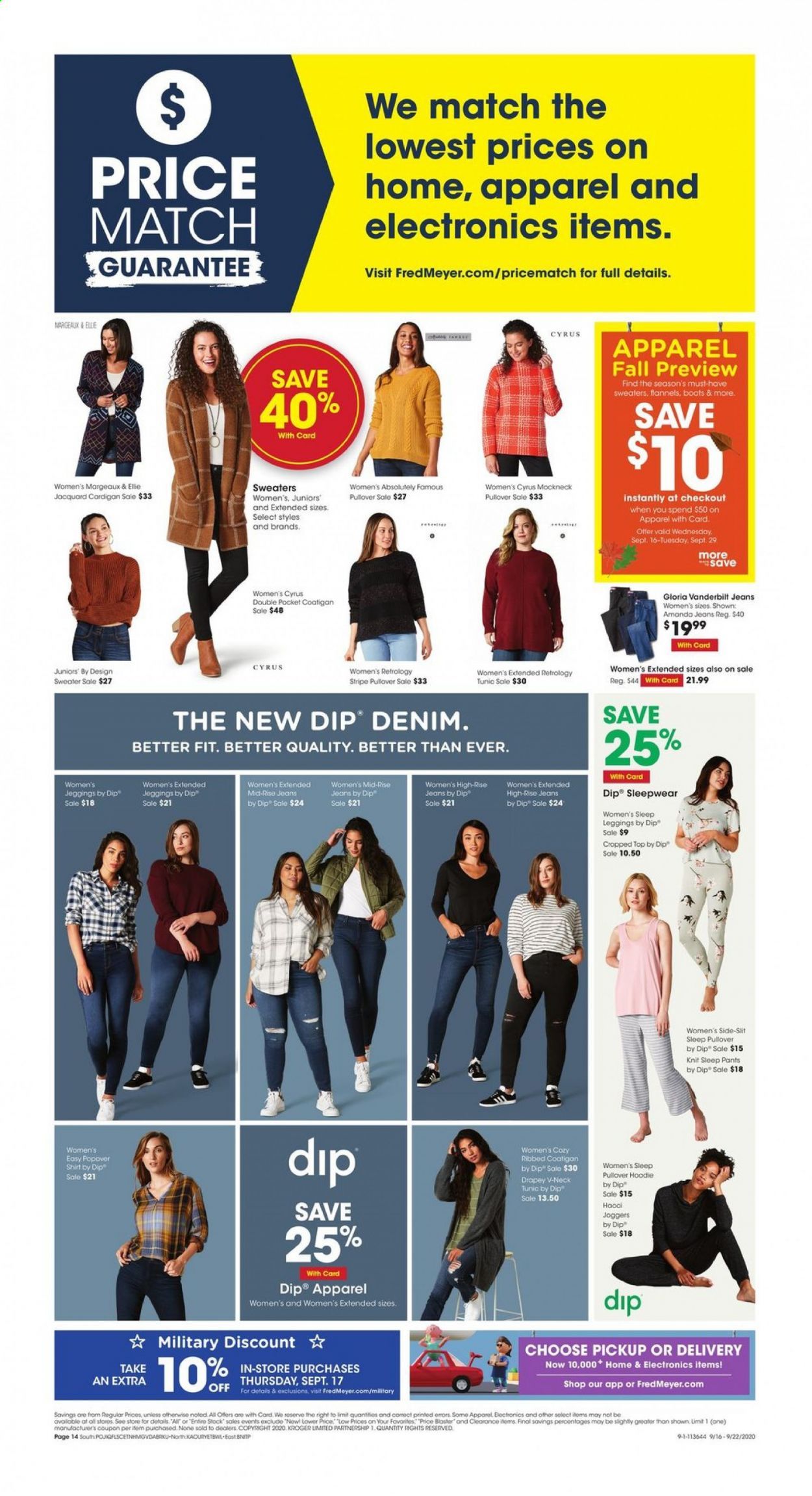 Fred Meyer Weekly Ad September 16 to September 22