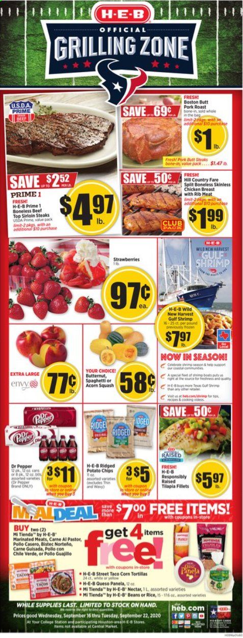 H-E-B Weekly Ad September 16 to September 22