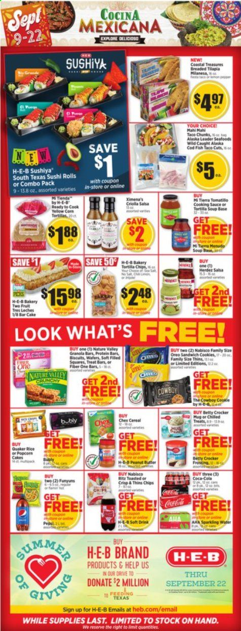 H-E-B Weekly Ad September 16 to September 22
