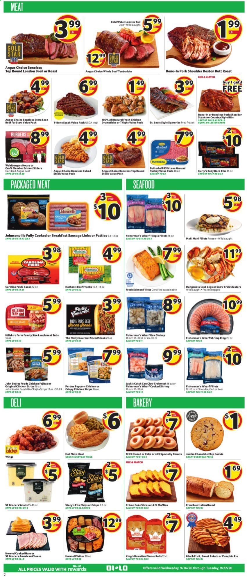 BI-LO Weekly Ad September 16 to September 22