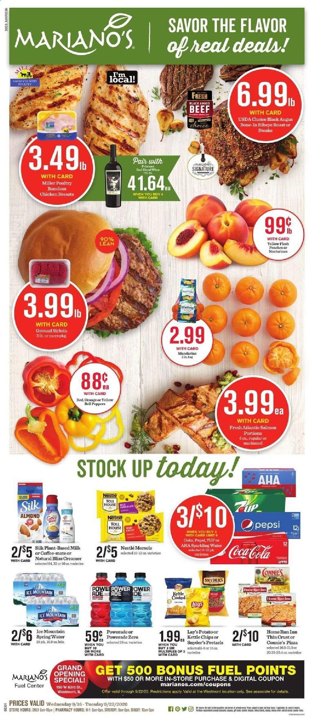 Mariano’s Weekly Ad September 16 to September 22