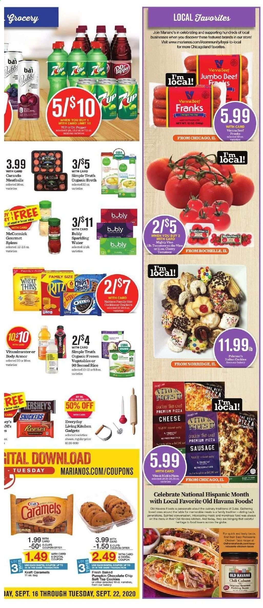 Mariano’s Weekly Ad September 16 to September 22