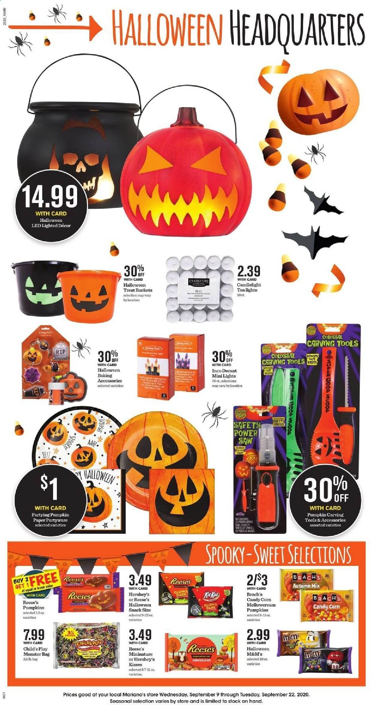 Mariano’s Weekly Ad September 16 to September 22