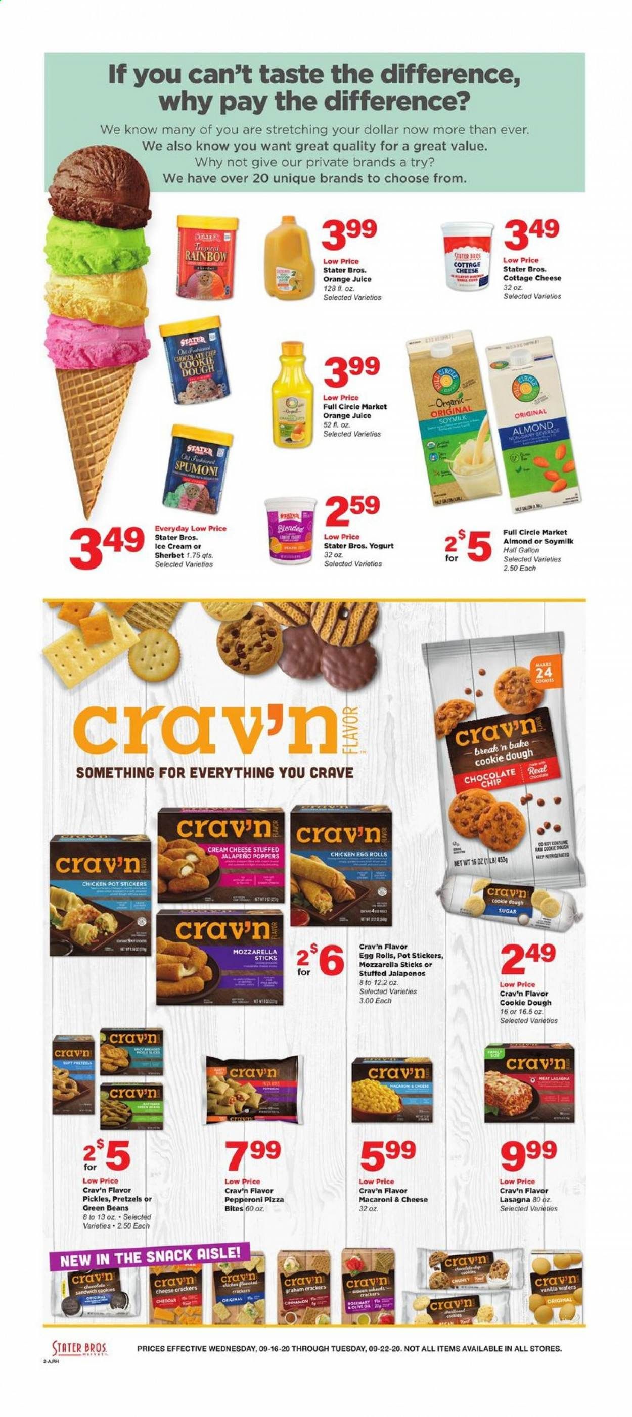 Stater Bros. Weekly Ad September 16 to September 22