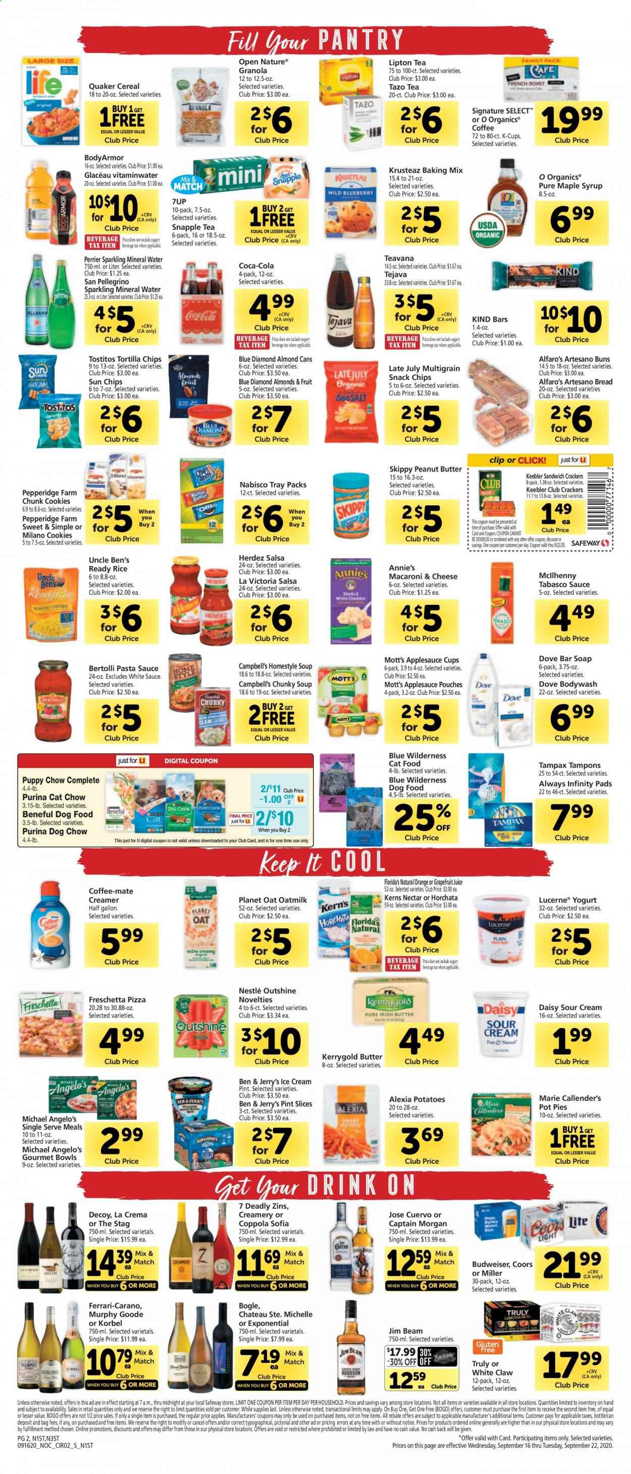 Safeway Weekly Ad September 16 to September 22