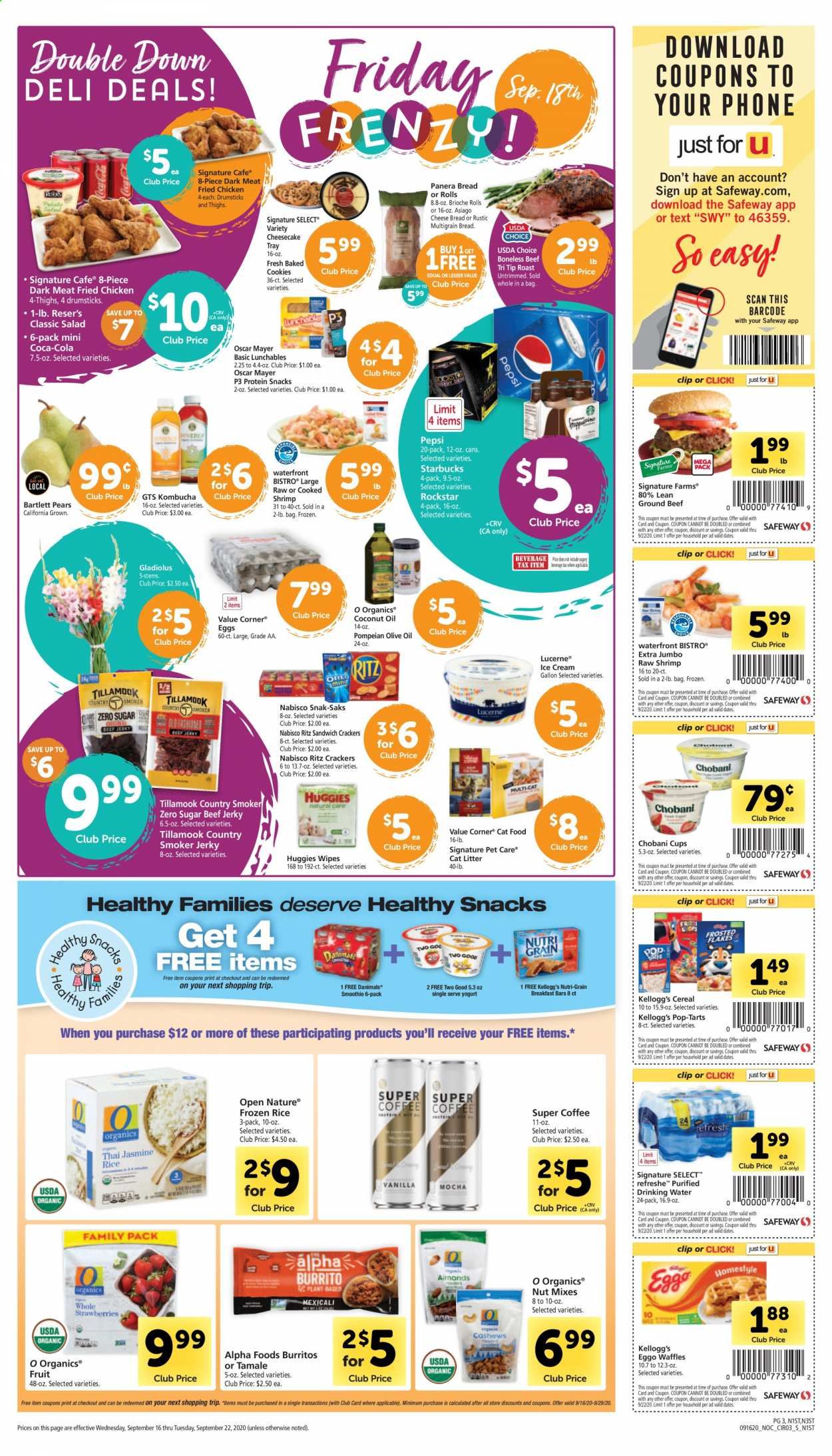 Safeway Weekly Ad September 16 to September 22