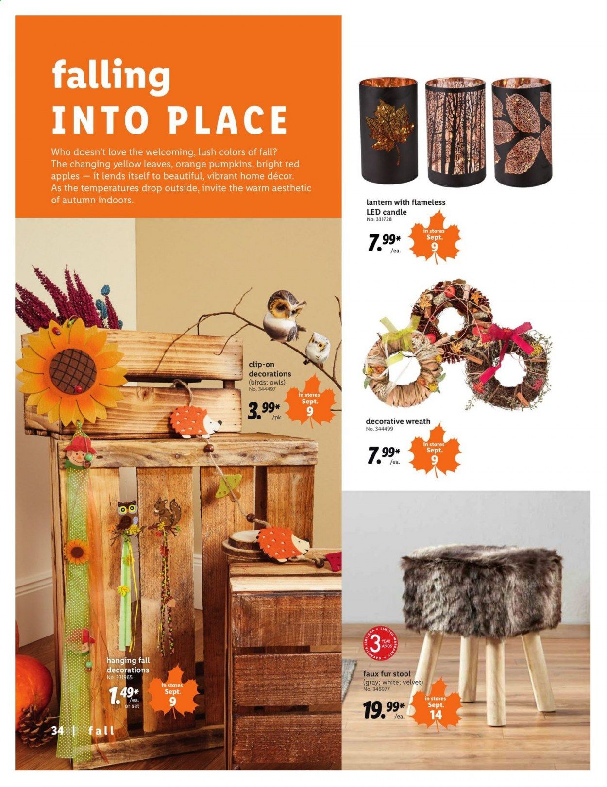 Lidl Weekly Ad September 9 to October 27