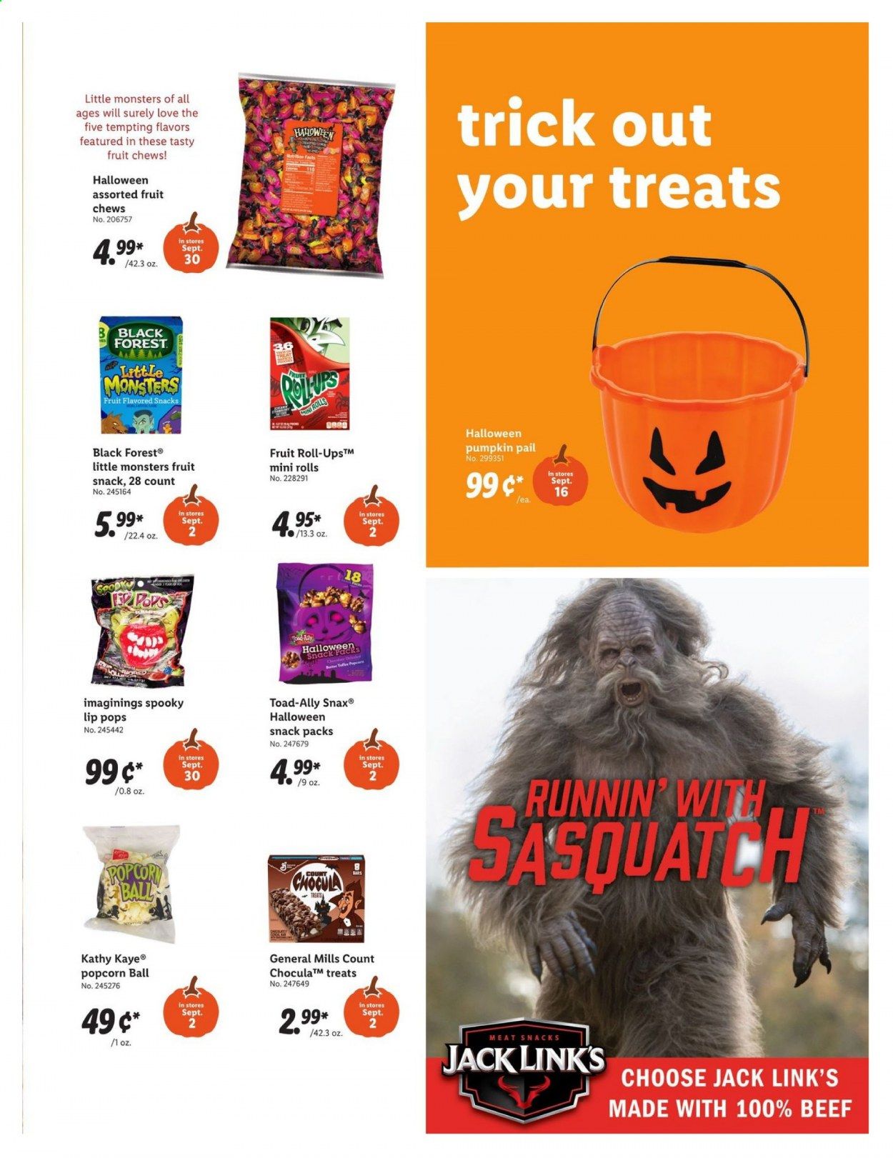 Lidl Weekly Ad September 9 to October 27