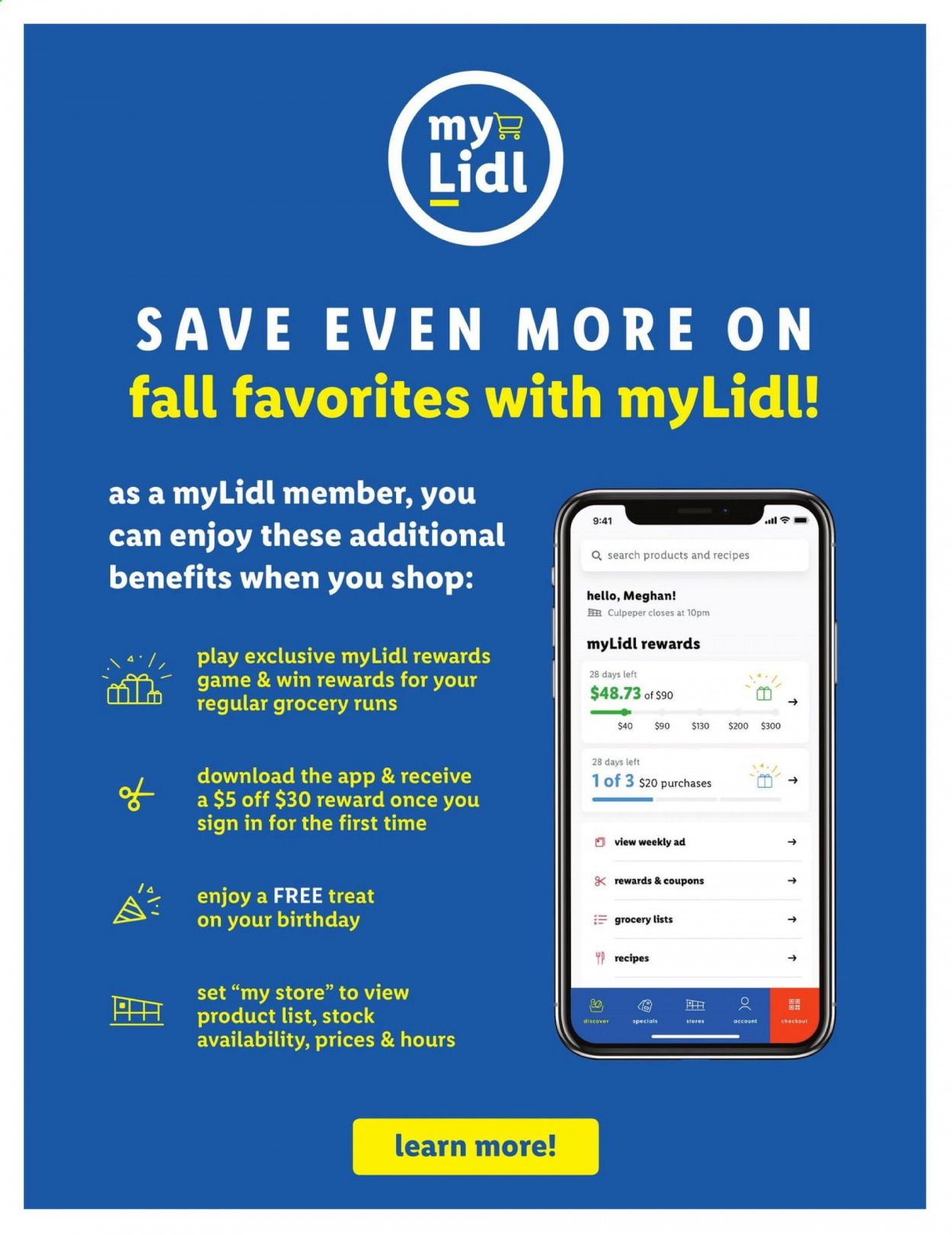 Lidl Weekly Ad September 9 to October 27