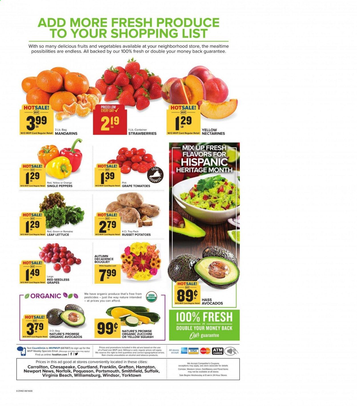 Food Lion (VA) Weekly Ad September 16 to September 22