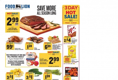 Food Lion (NC) Weekly Ad September 16 to September 22