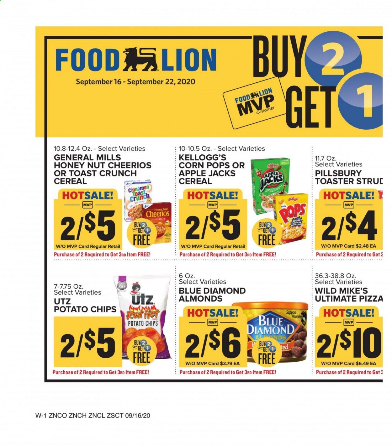Food Lion (NC) Weekly Ad September 16 to September 22