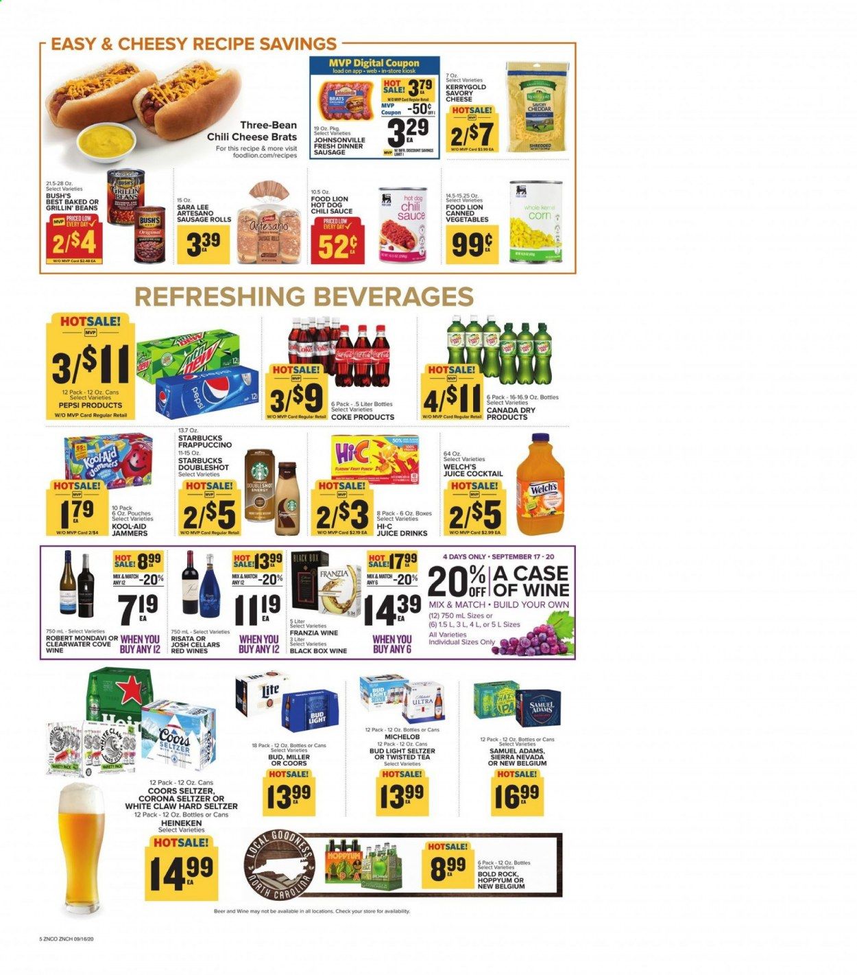 Food Lion (NC) Weekly Ad September 16 to September 22