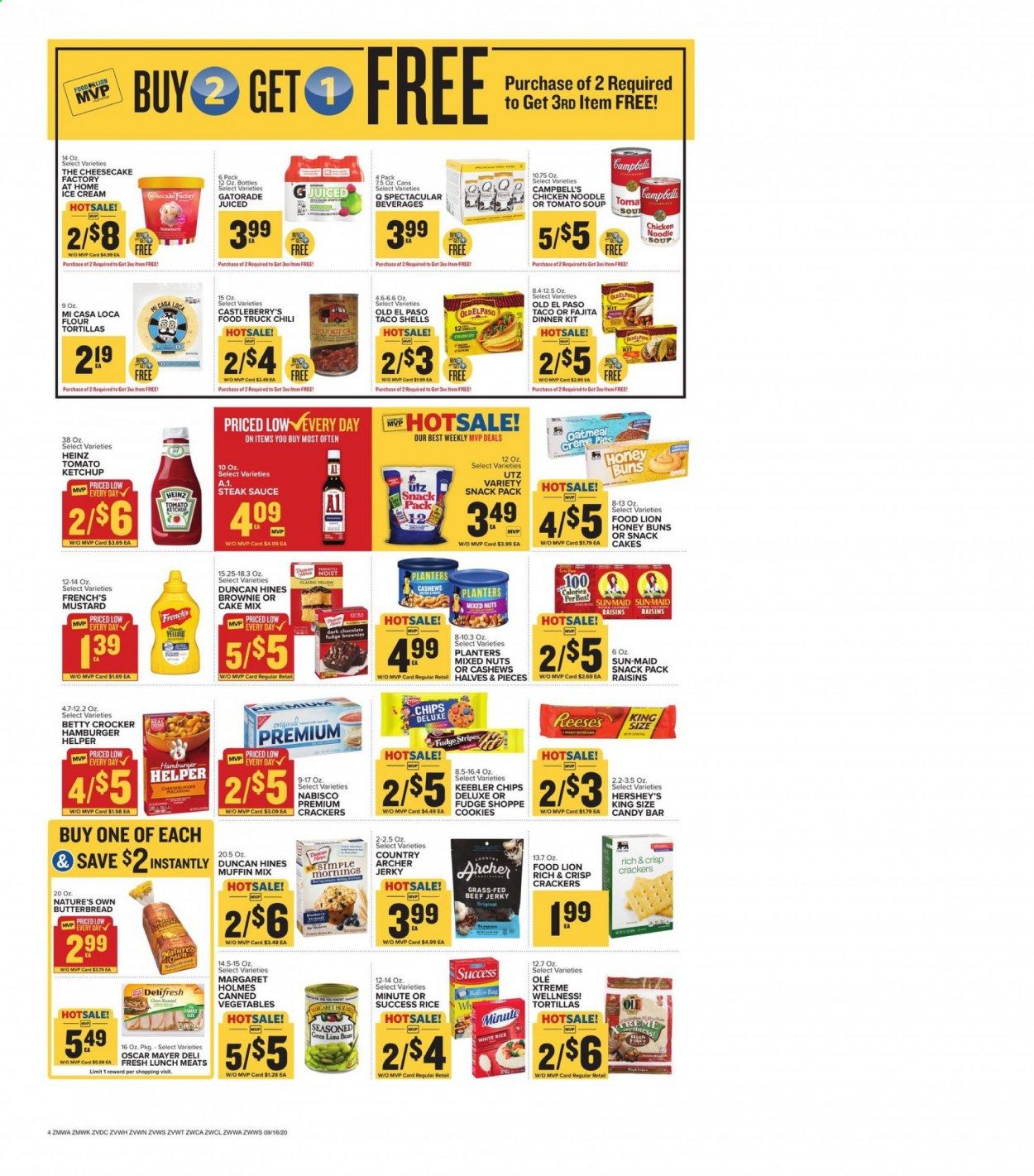 Food Lion (WV) Weekly Ad September 16 to September 22
