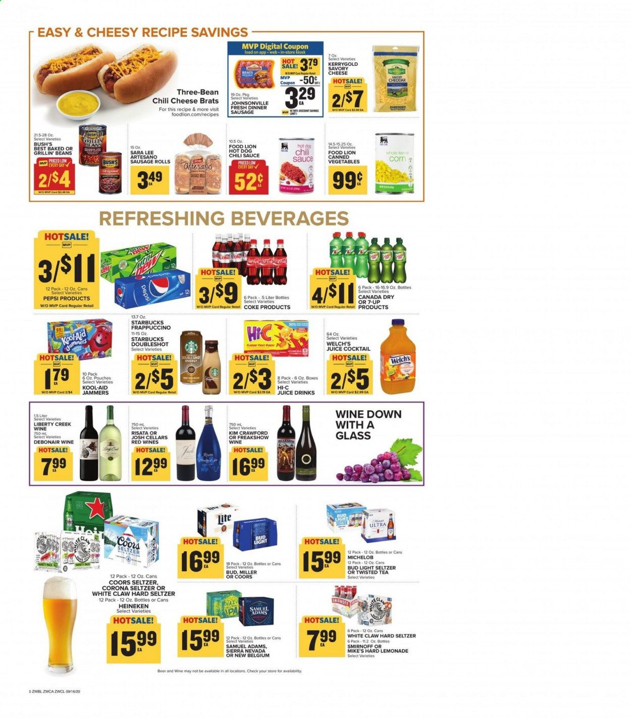 Food Lion (WV) Weekly Ad September 16 to September 22