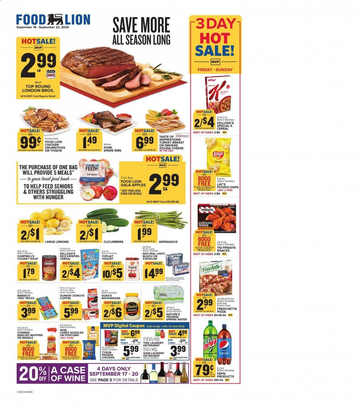 Food Lion (SC) Weekly Ad September 16 to September 22