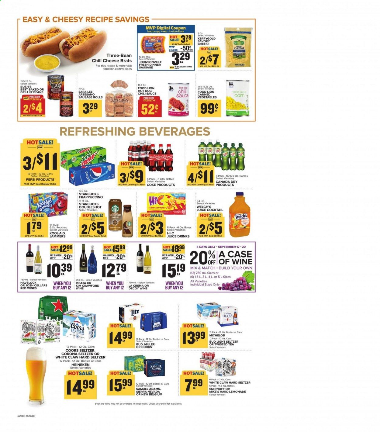 Food Lion (SC) Weekly Ad September 16 to September 22
