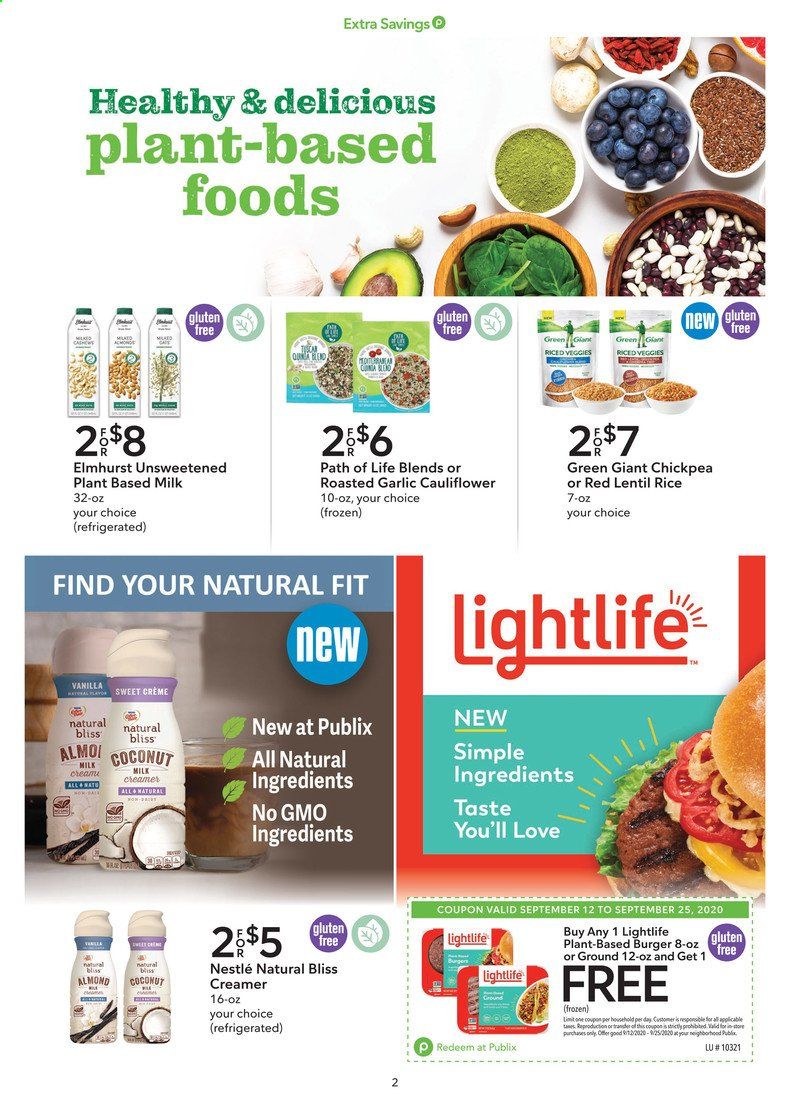 Publix Weekly Ad September 12 to September 25