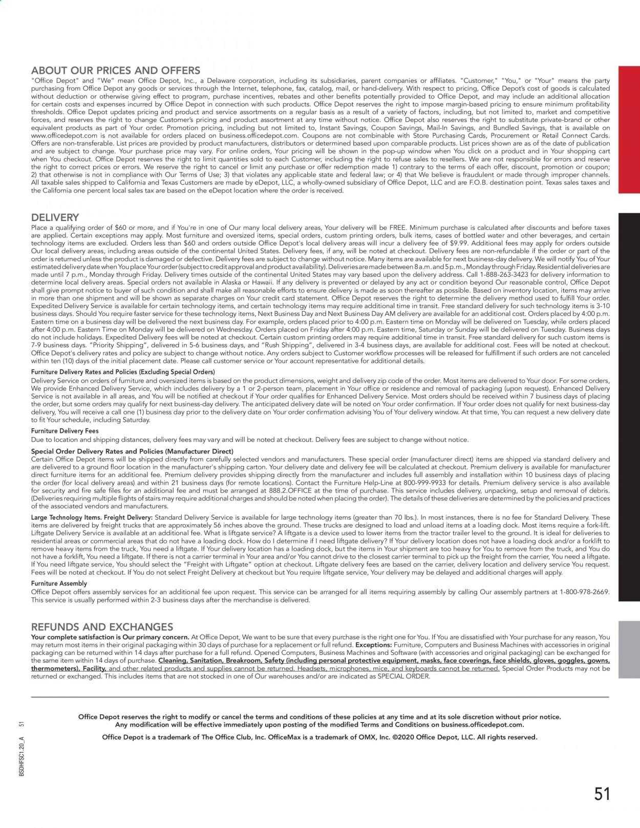 Office DEPOT Catalog 2020-2021