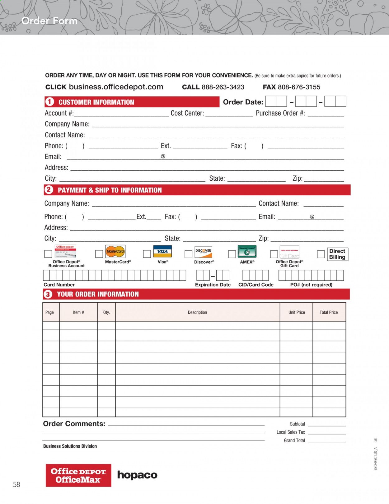 Office DEPOT Catalog 2020-2021