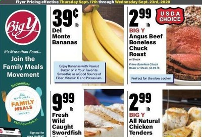 Big Y (CT) Weekly Ad September 17 to September 23