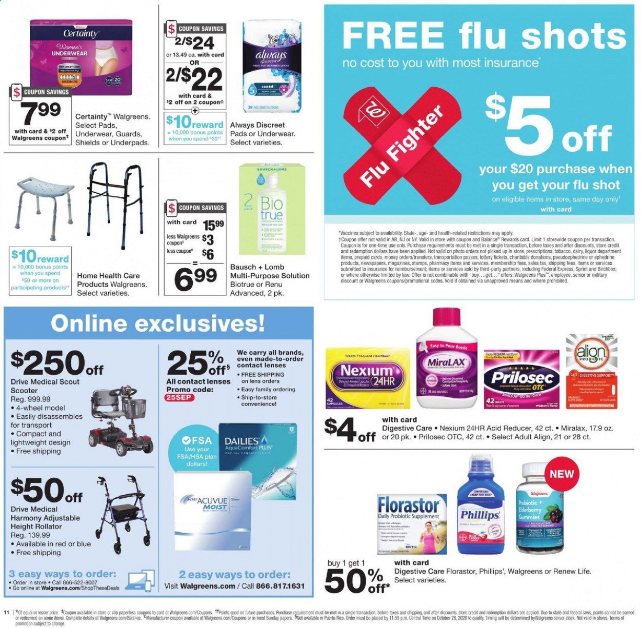 Walgreens Weekly Ad September 20 to September 26