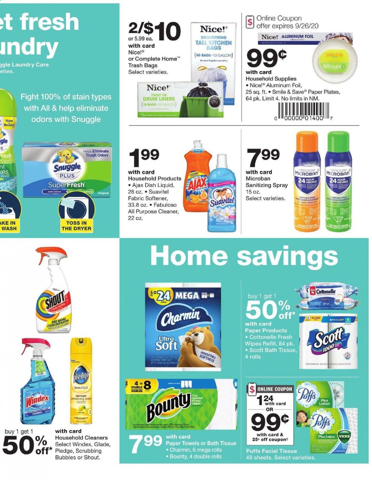 Walgreens Weekly Ad September 20 to September 26