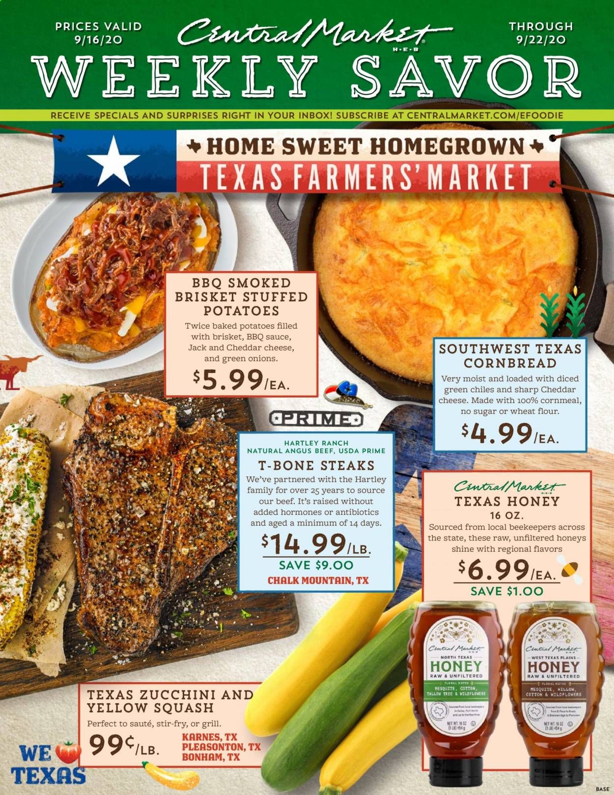 Central Market Weekly Ad September 16 to September 22