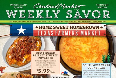 Central Market Weekly Ad September 16 to September 22