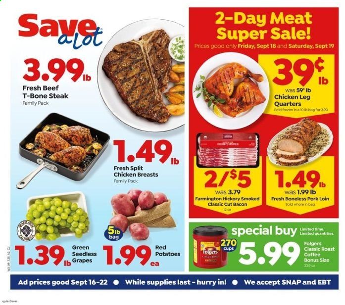 Save a Lot Weekly Ad September 16 to September 22