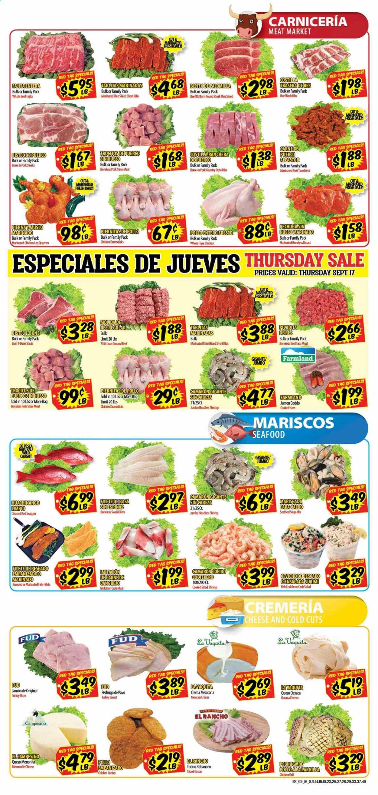 El Rancho Weekly Ad September 16 to September 22
