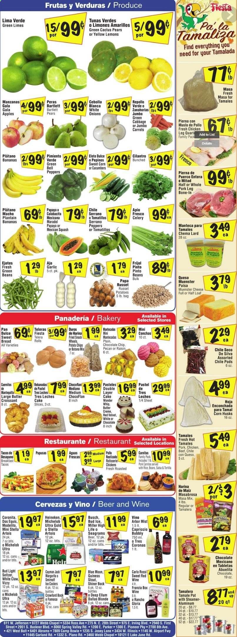 Fiesta Mart Weekly Ad September 16 to September 22