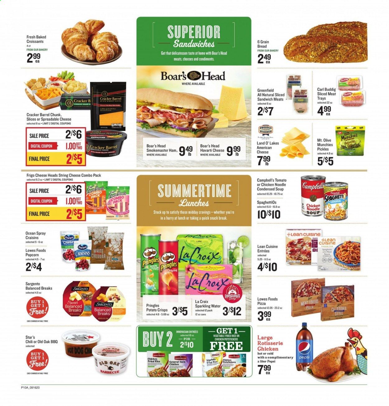 Lowes Foods Weekly Ad September 16 to September 22