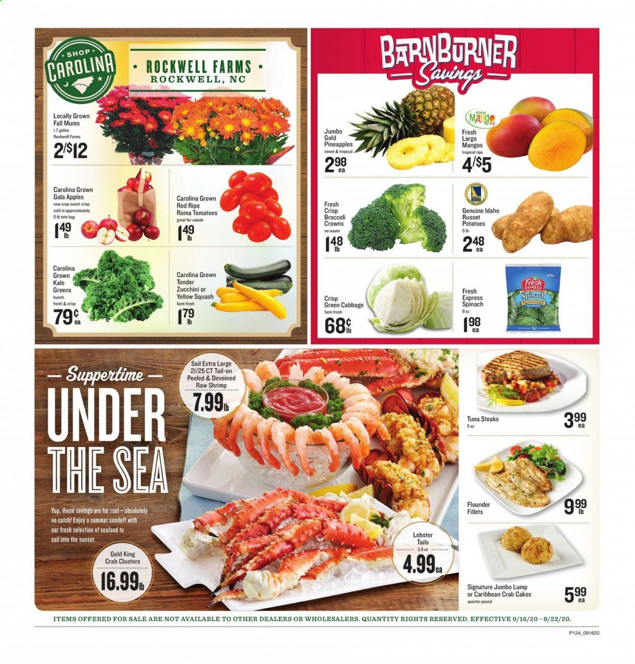 Lowes Foods Weekly Ad September 16 to September 22