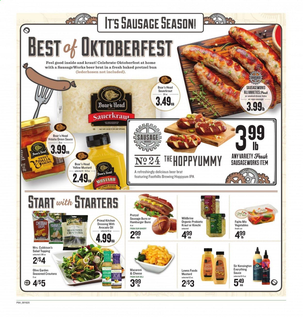 Lowes Foods Weekly Ad September 16 to September 22