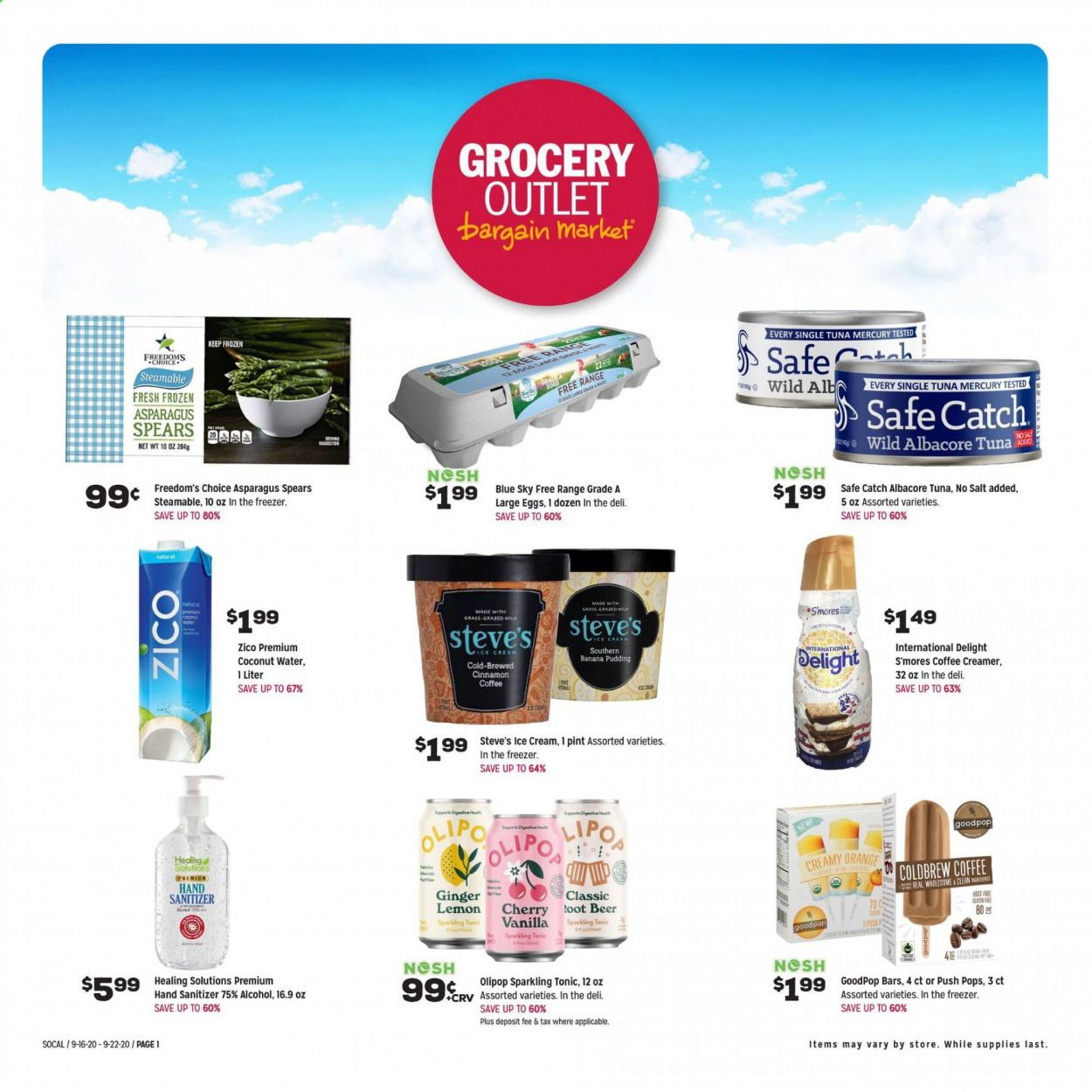 Grocery Outlet Weekly Ad September 16 to September 22