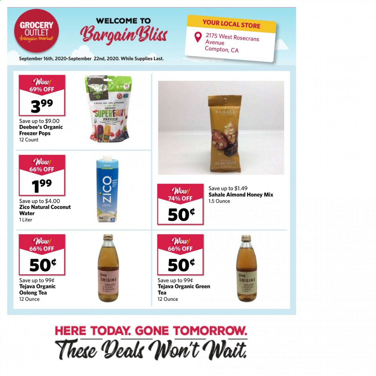 Grocery Outlet Weekly Ad September 16 to September 22