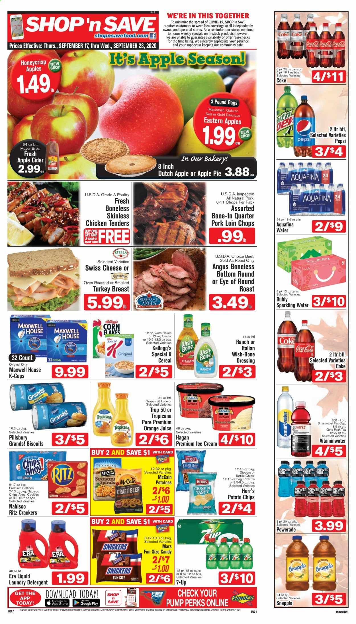 Shop ‘n Save (Pittsburgh) (MD, NY, OH, PA) Weekly Ad September 17 to September 23