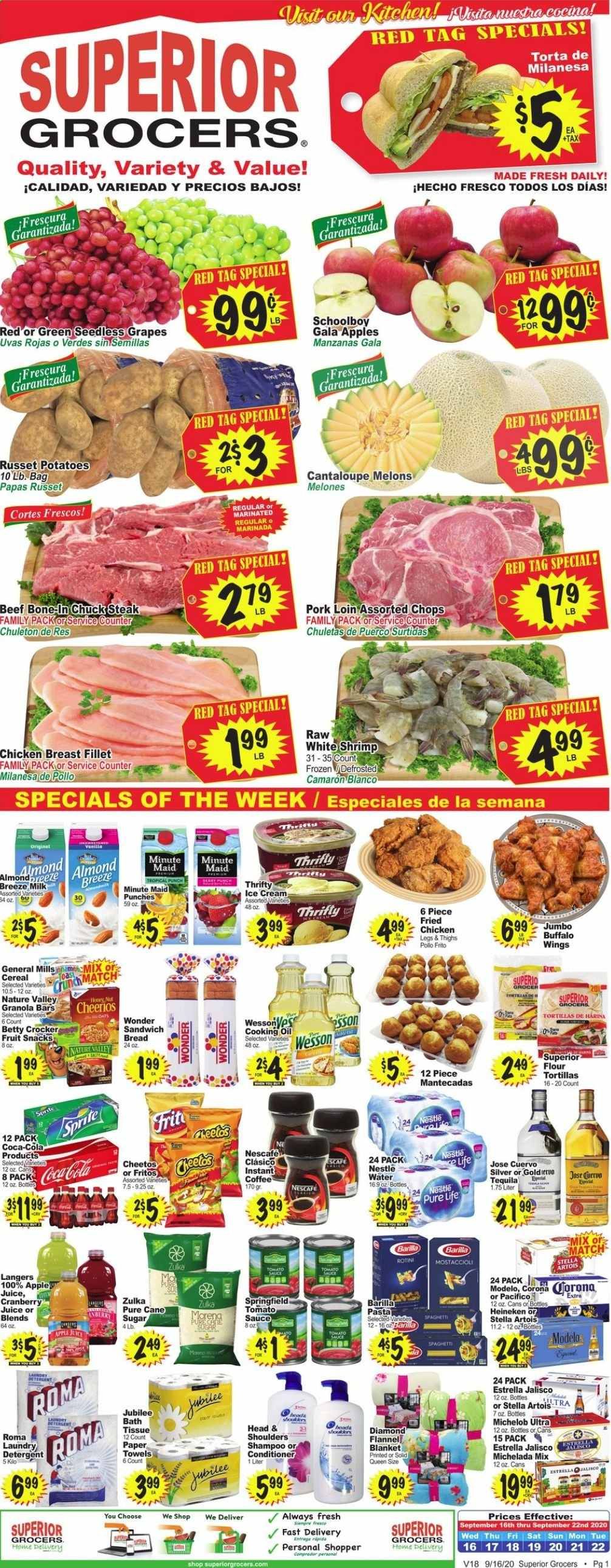 Superior Grocers Weekly Ad September 16 to September 22