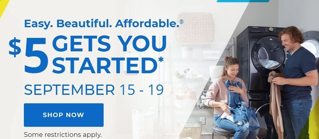 Aaron's Weekly Ad September 15 to September 19