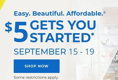 Aaron's Weekly Ad September 15 to September 19