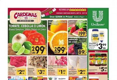Cardenas Weekly Ad September 16 to September 22