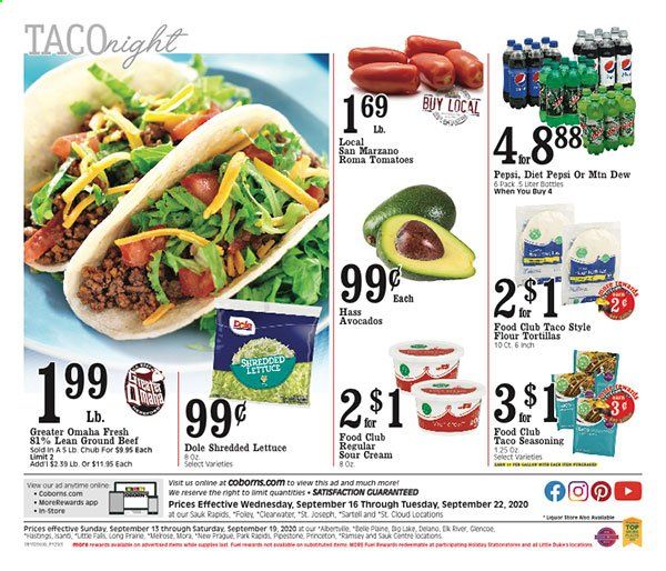 Coborn's Weekly Ad September 16 to September 22