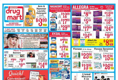 Discount Drug Mart Weekly Ad September 16 to September 22