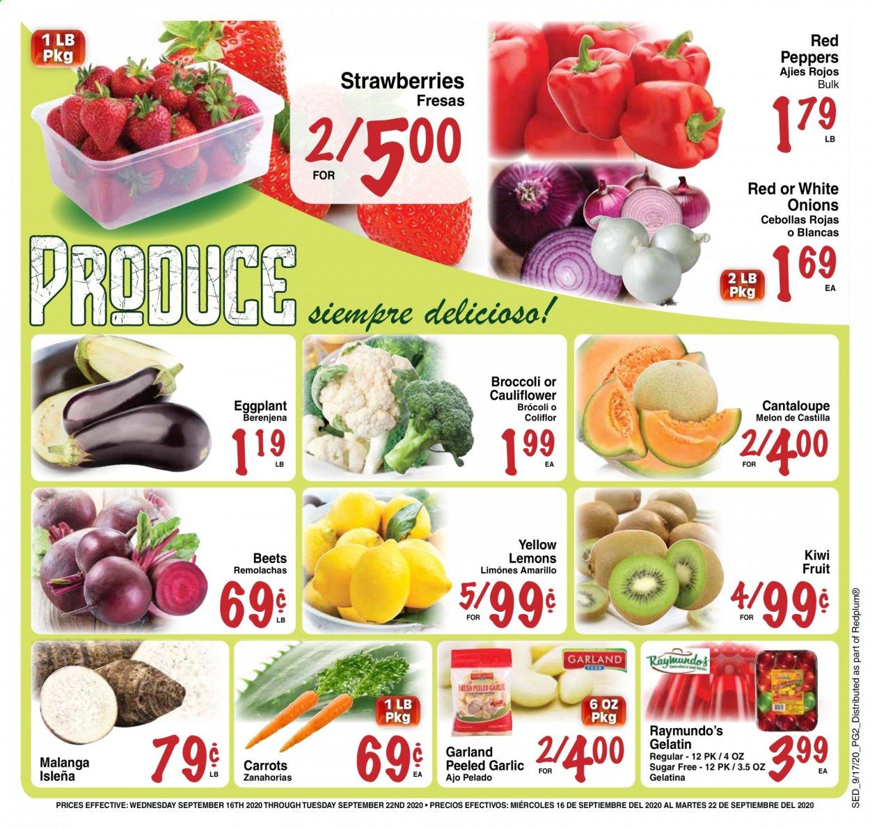 Sedano's Weekly Ad September 16 to September 22