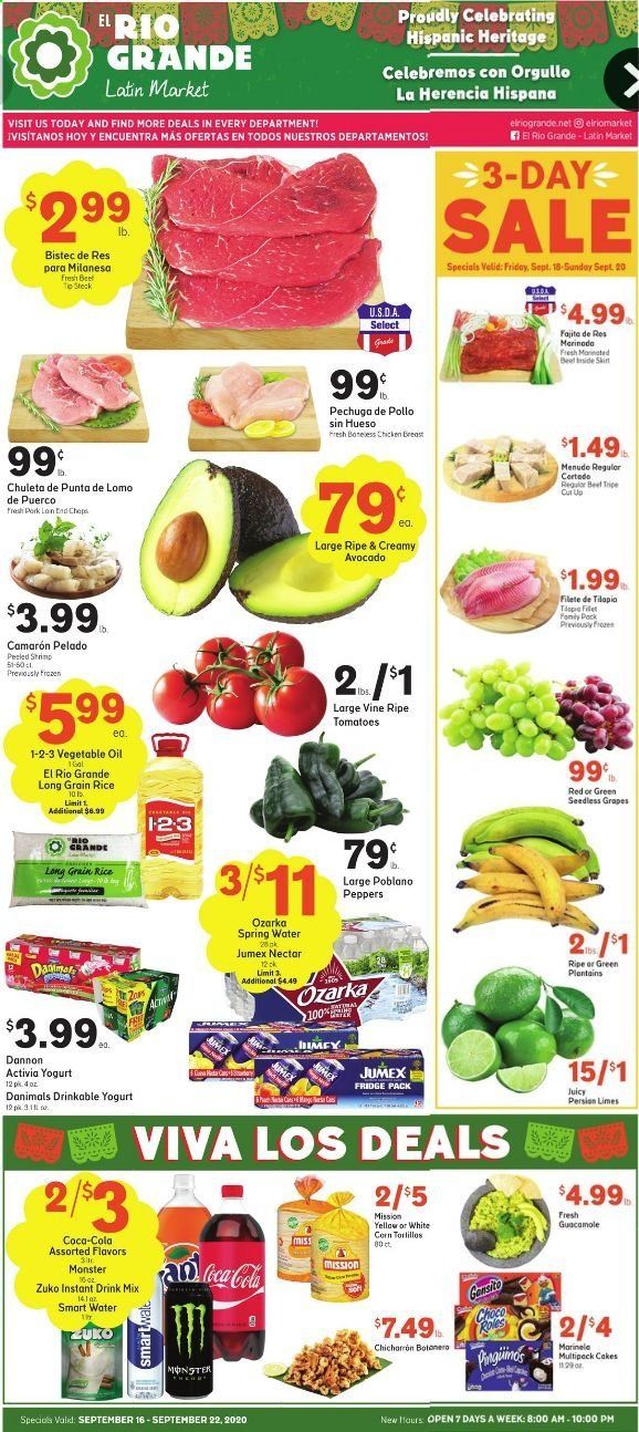 El Rio Grande Weekly Ad September 16 to September 22
