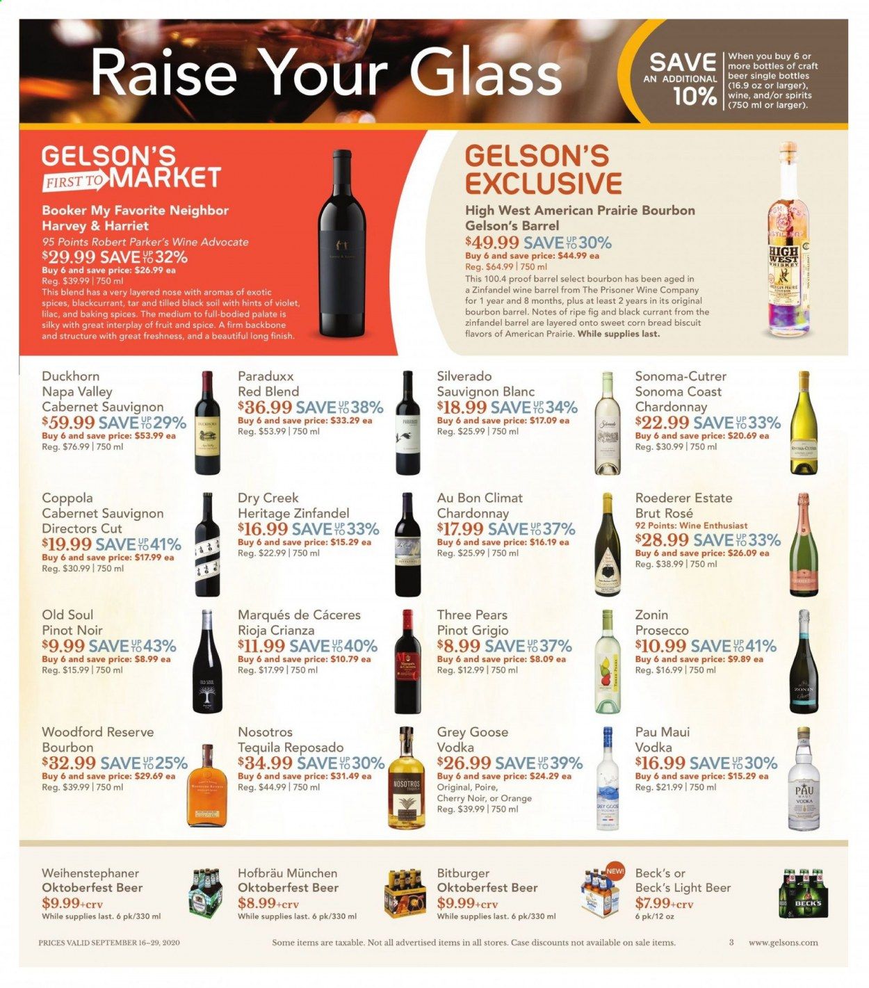Gelson's Weekly Ad September 16 to September 29