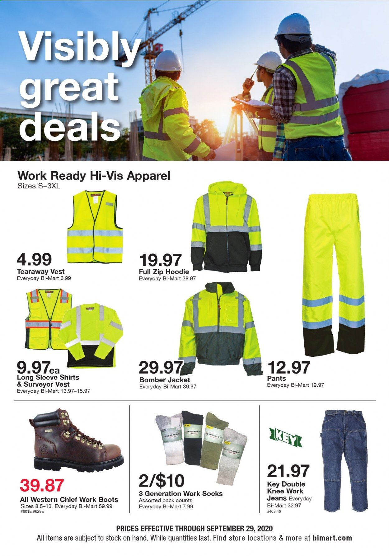 Bi-Mart Weekly Ad September 16 to September 29
